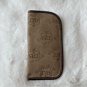Dooney & Bourke Vintage Glasses Sunglasses Case Signature Canvas